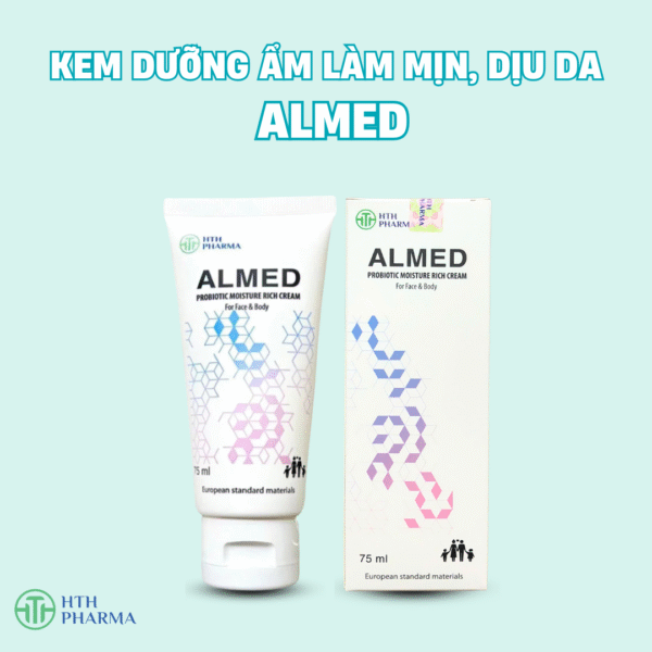 Kem giữ ẩm, làm mịn, dịu da ALMED cho mặt và cơ thể – 75ml - Hình ảnh 2